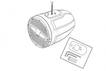 Морская акустика Hertz HTX 8 M-FL-W Coax 8' Flat White (за 1 шт.) - 2